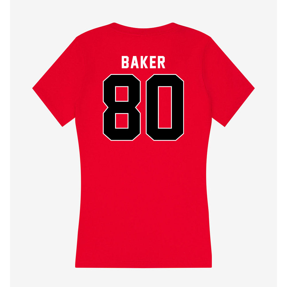 Utah - NCAA Football : Bryson Baker - Women's V-Neck T-Shirt-1