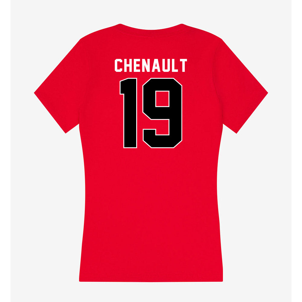 Utah - NCAA Football : James Chenault - Women's V-Neck T-Shirt-1
