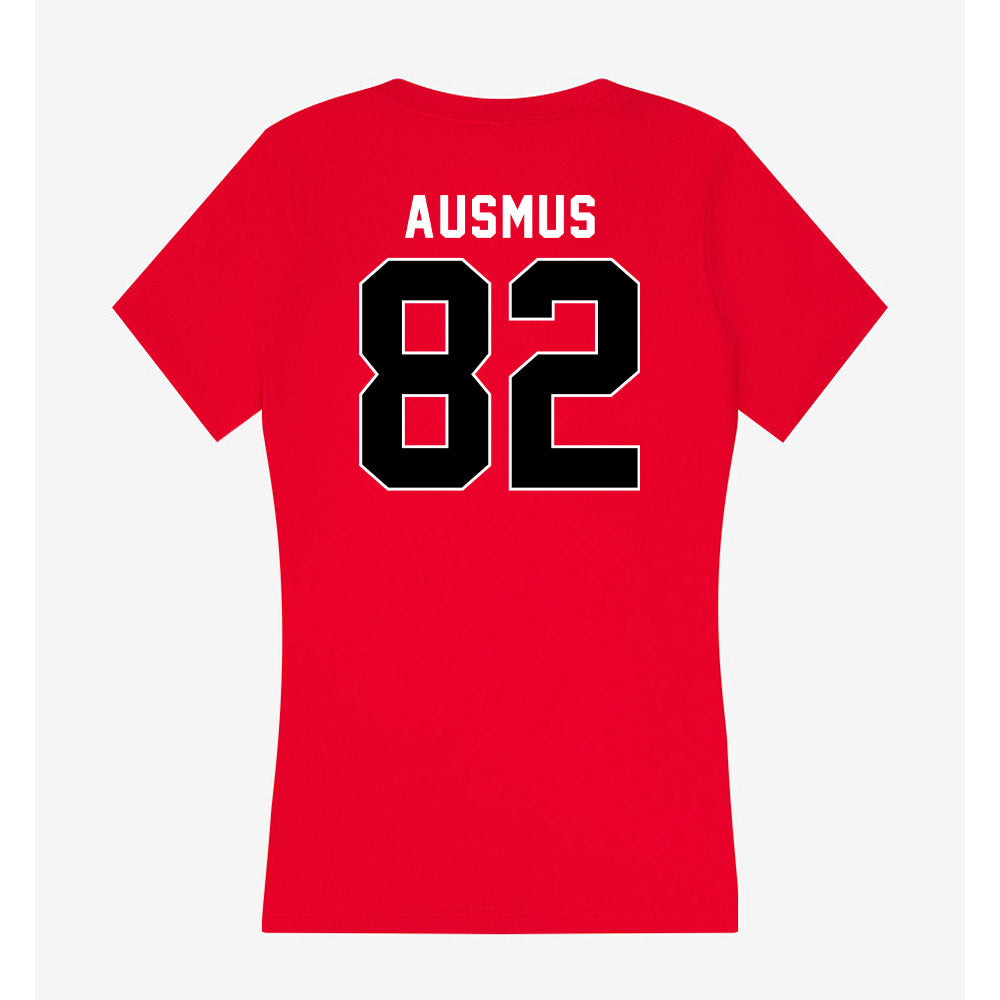 Utah - NCAA Football : Max Ausmus - Women's V-Neck T-Shirt-1