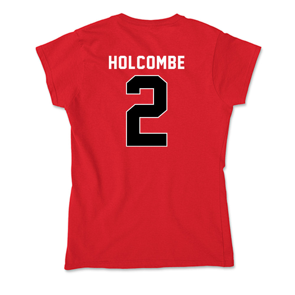 Utah - NCAA Men's Basketball : Jackson Holcombe - Soft Style Women’s T-Shirt-1