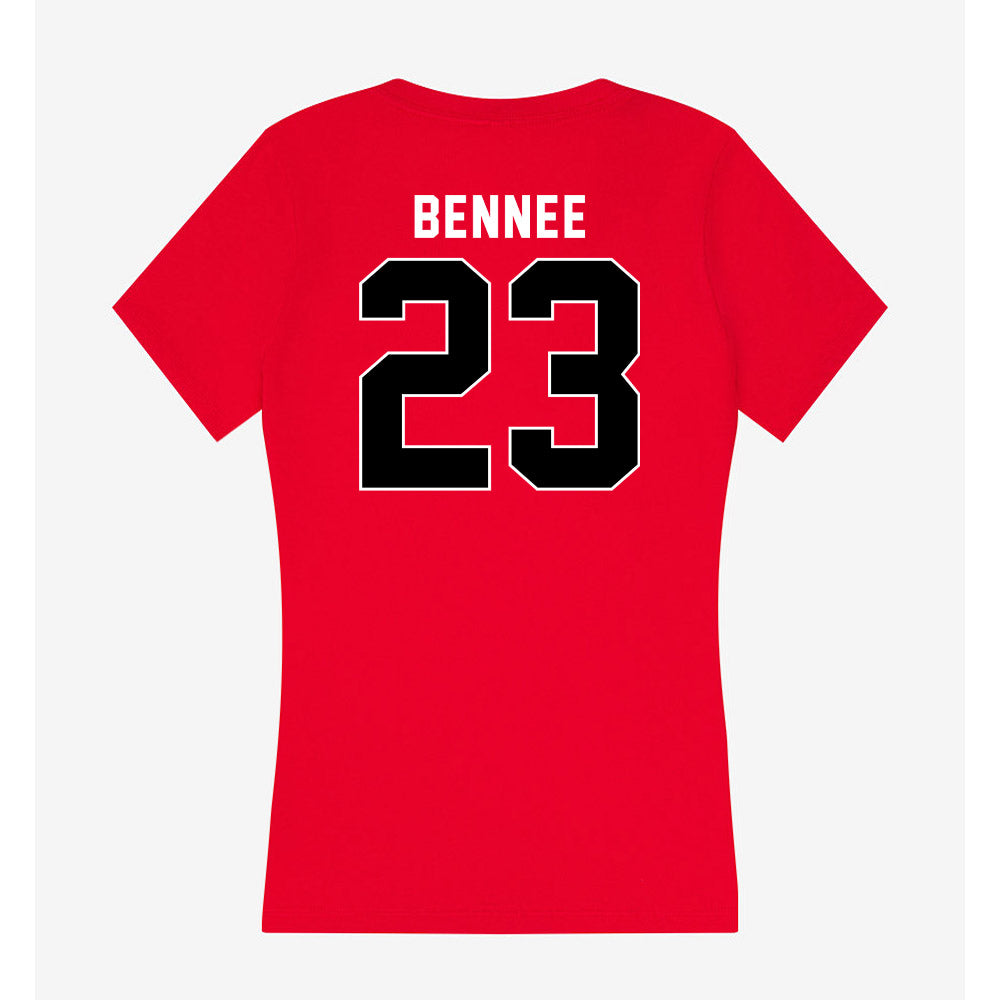 Utah - NCAA Football : Jackson Bennee - Women's V-Neck T-Shirt-1