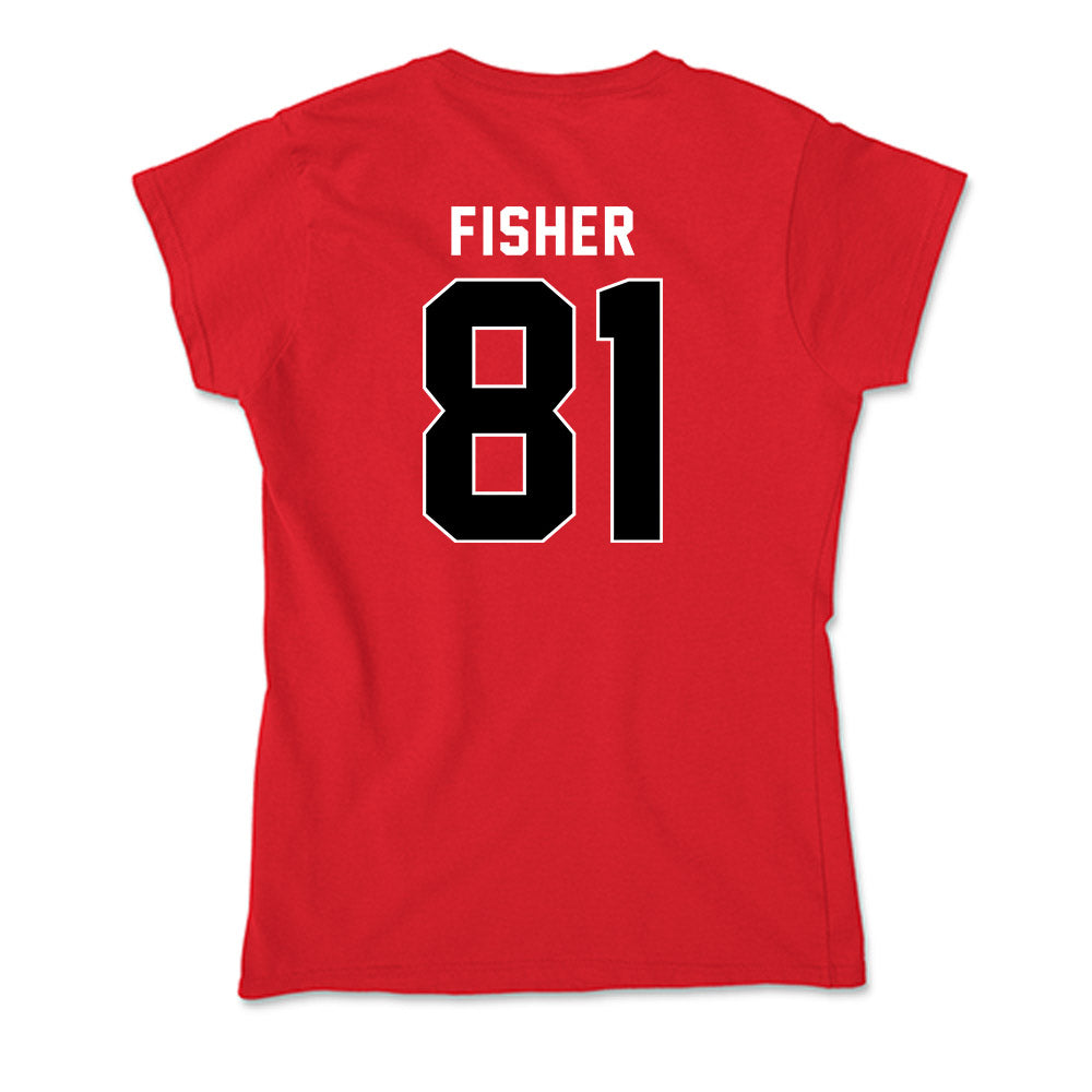 Utah - NCAA Football : Bear Fisher - Soft Style Women’s T-Shirt-1