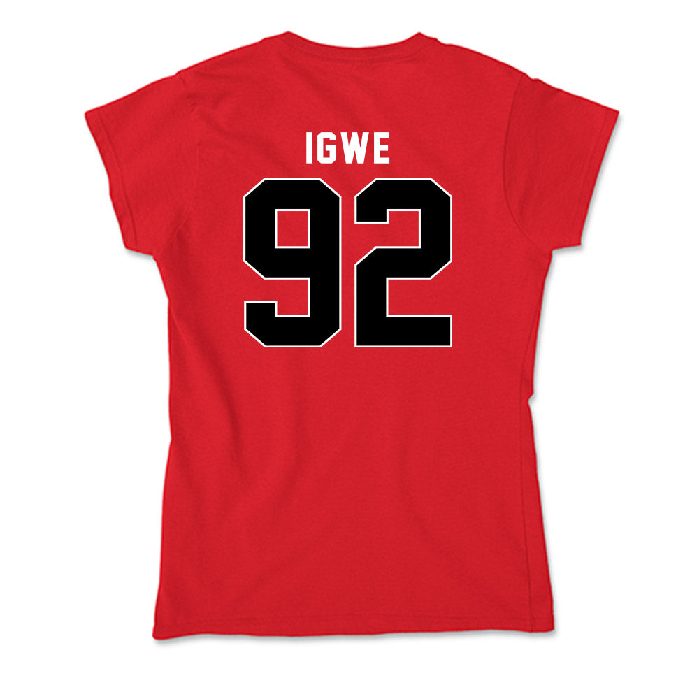 Utah - NCAA Football : Nicholas Igwe - Soft Style Women’s T-Shirt-1