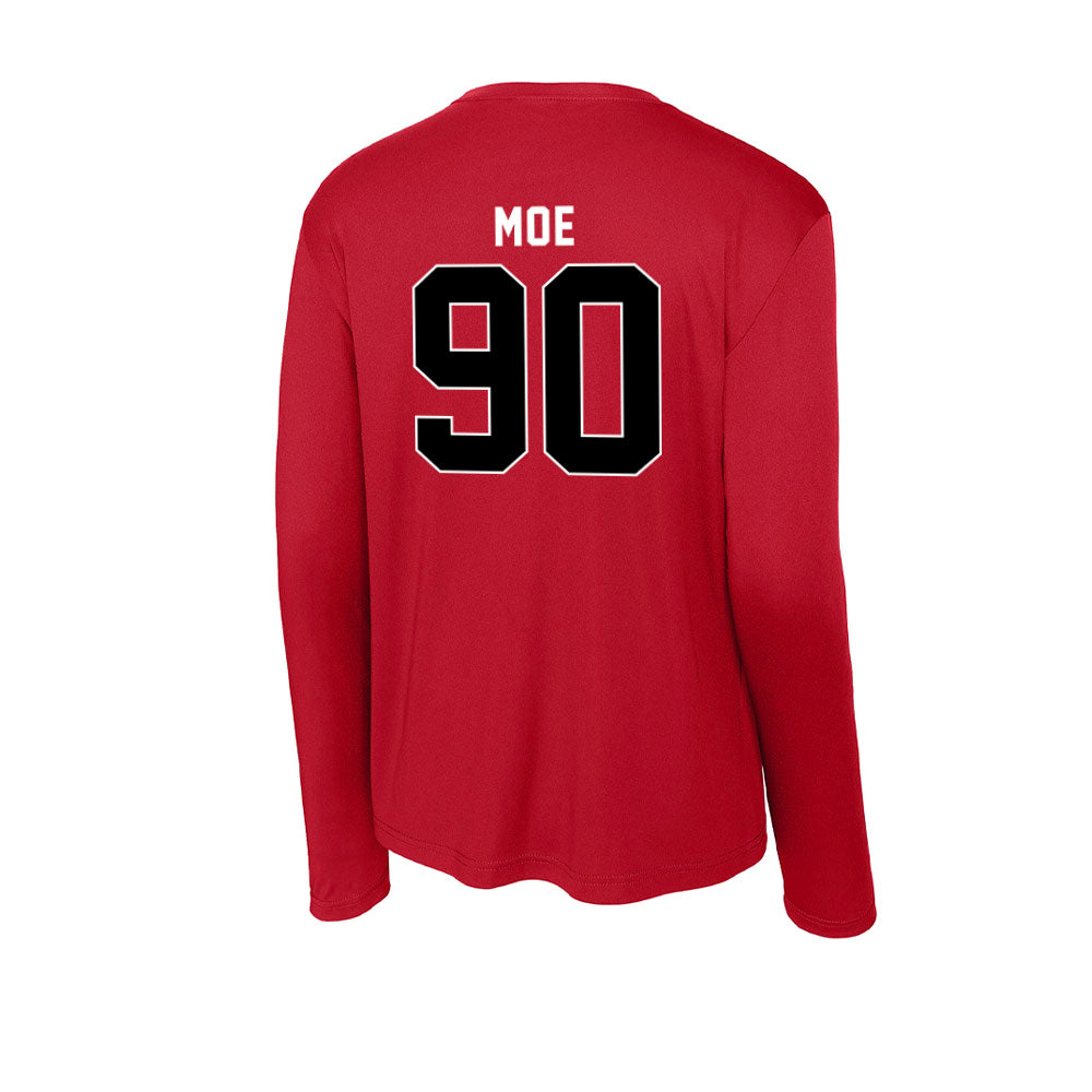 Utah - NCAA Football : Jireh Moe - Activewear Long Sleeve T-Shirt-1