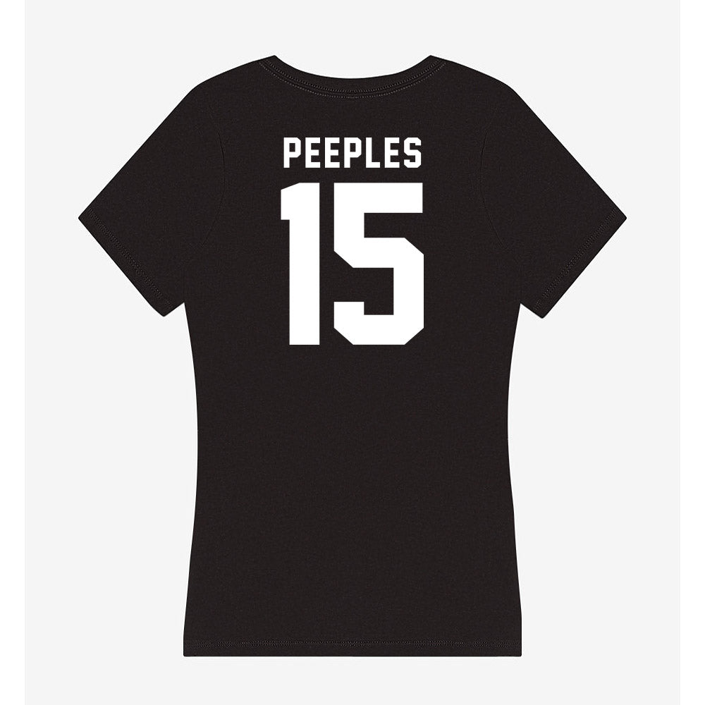 Georgia - NCAA Baseball : Ty Peeples - Women's V-Neck T-Shirt-1
