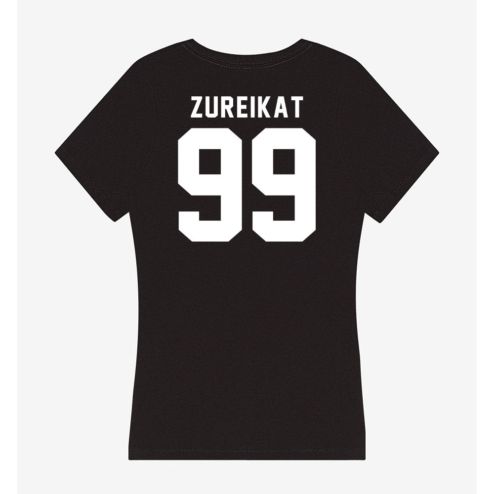 Georgia - NCAA Football : Harran Zureikat - Women's V-Neck T-Shirt-1