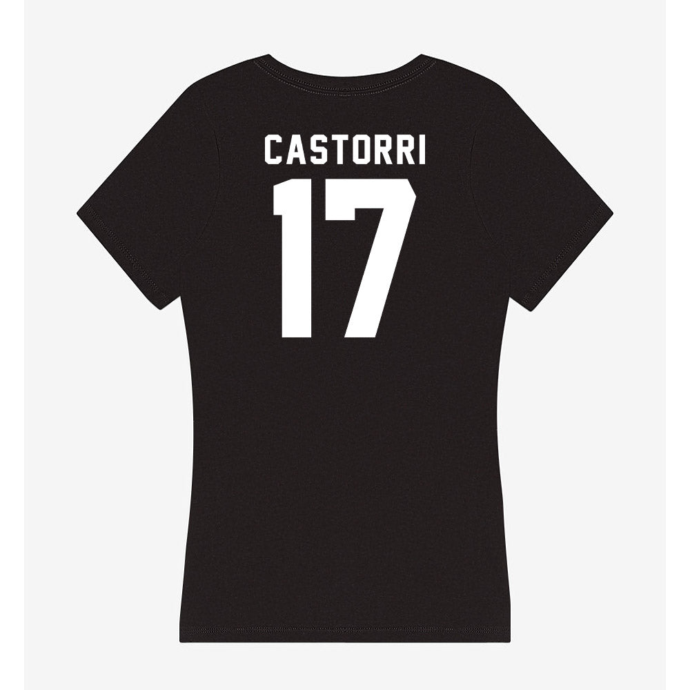 Georgia - NCAA Softball : Emma Castorri - Women's V-Neck T-Shirt-1