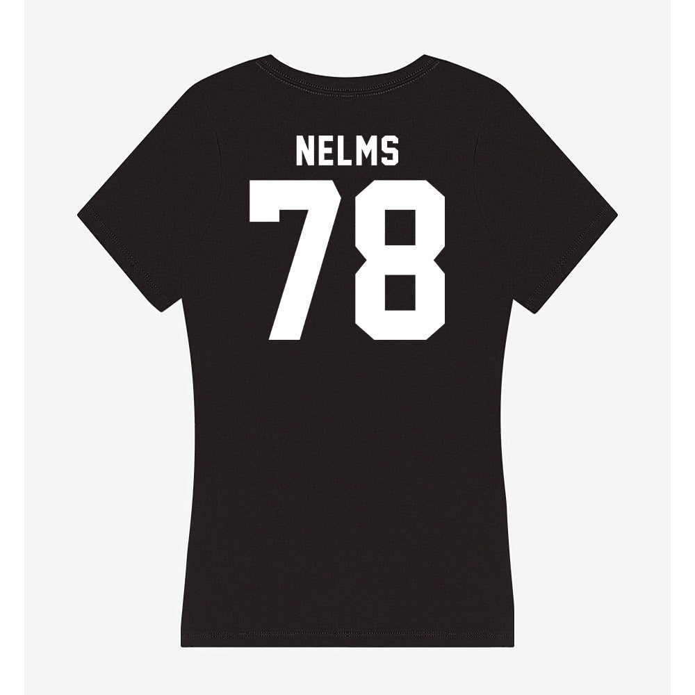 Georgia - NCAA Football : Tate Nelms - Women's V-Neck T-Shirt-1