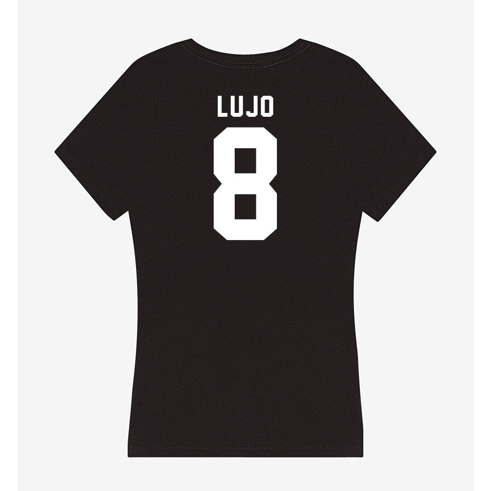 Georgia - NCAA Baseball : Rylan Lujo - Women's V-Neck T-Shirt-1