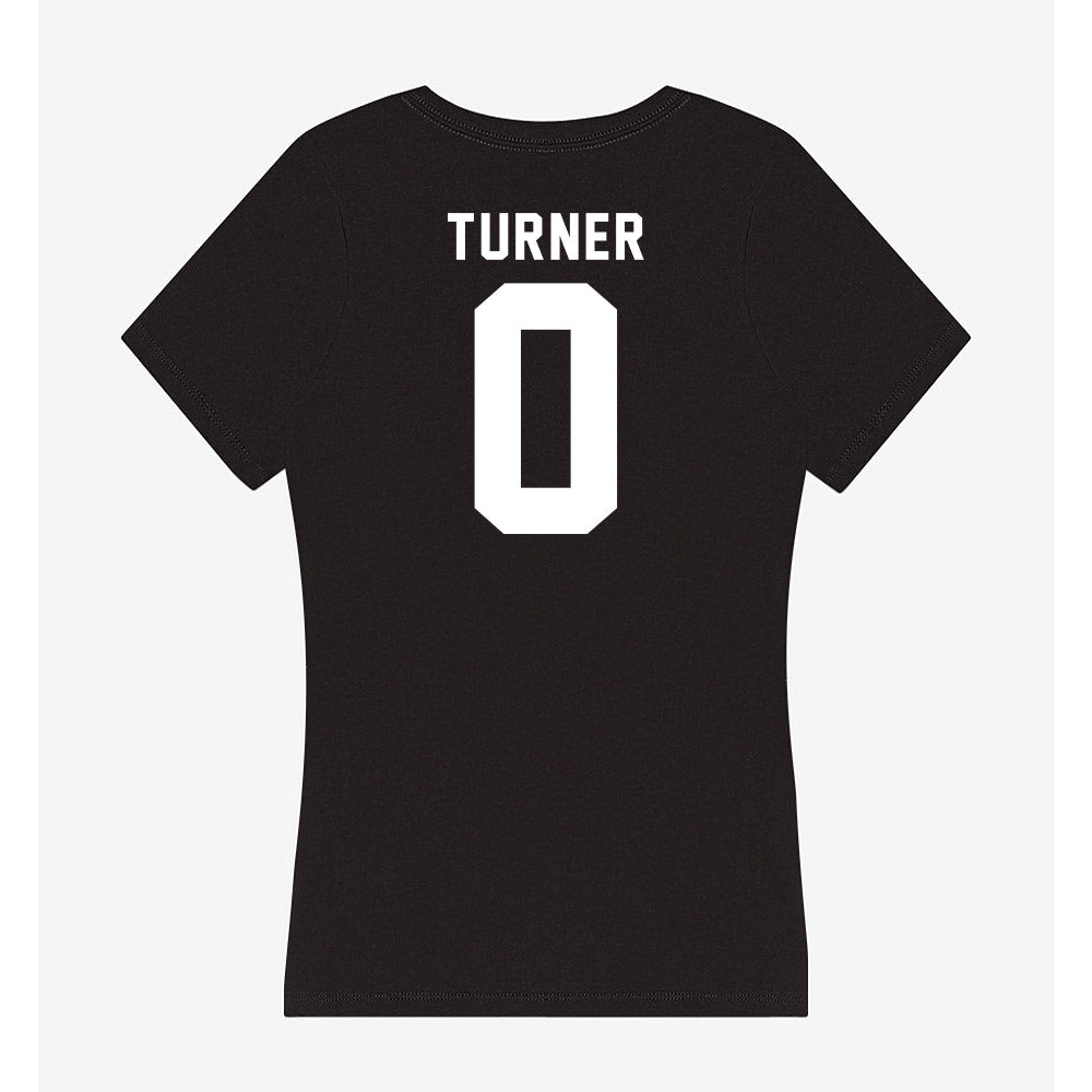 Georgia - NCAA Women's Basketball : Trinity Turner - Women's V-Neck T-Shirt-1