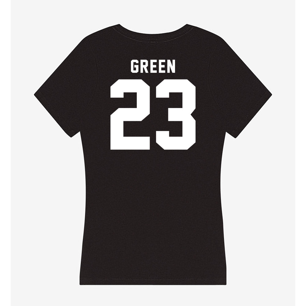 Georgia - NCAA Football : Tyriq Green - Women's V-Neck T-Shirt-1