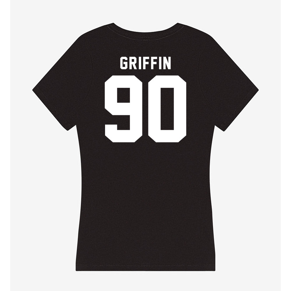 Georgia - NCAA Football : Elijah Griffin - Women's V-Neck T-Shirt-1
