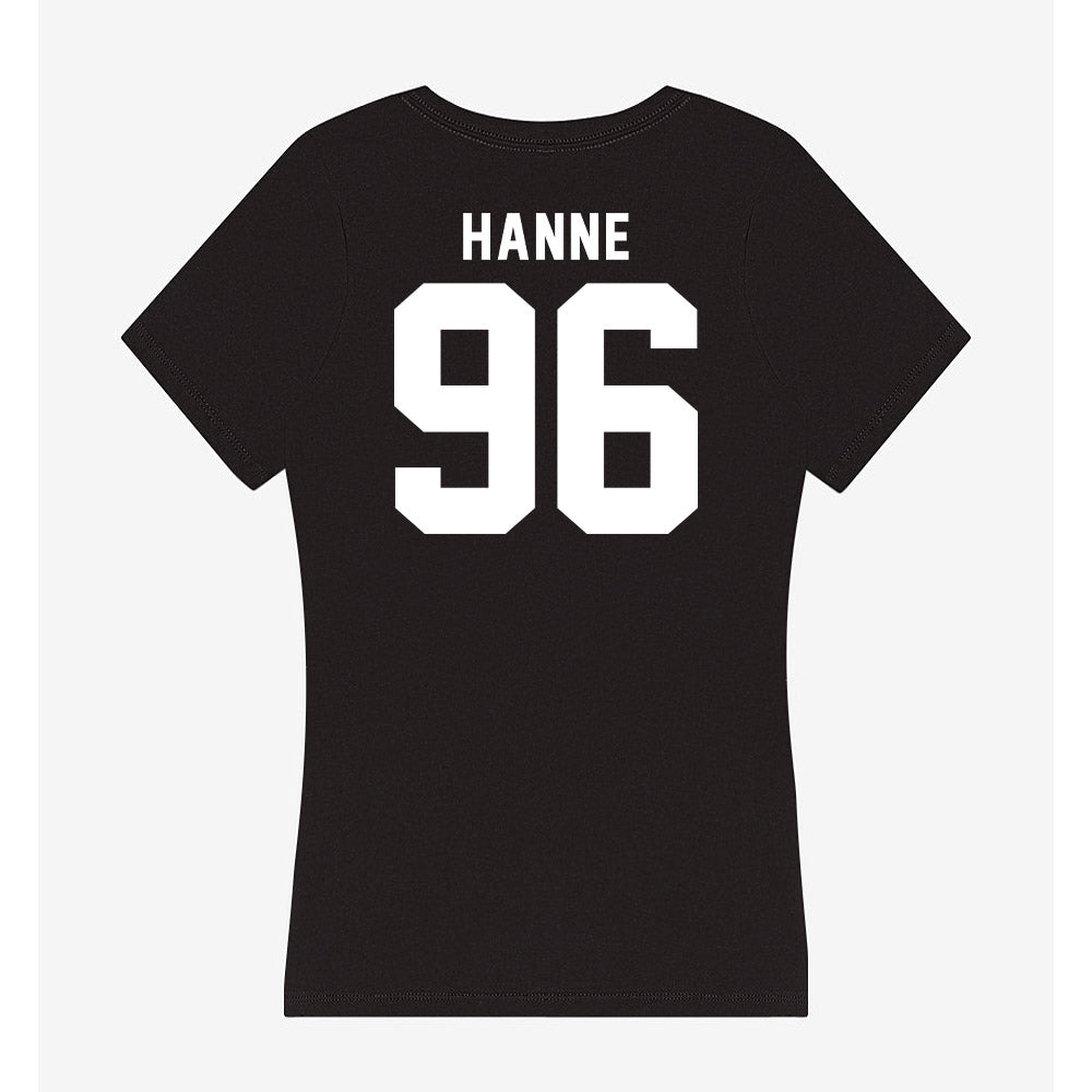 Georgia - NCAA Football : JJ Hanne - Women's V-Neck T-Shirt-1
