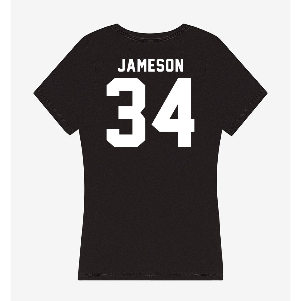 Georgia - NCAA Baseball : Caleb Jameson - Women's V-Neck T-Shirt-1