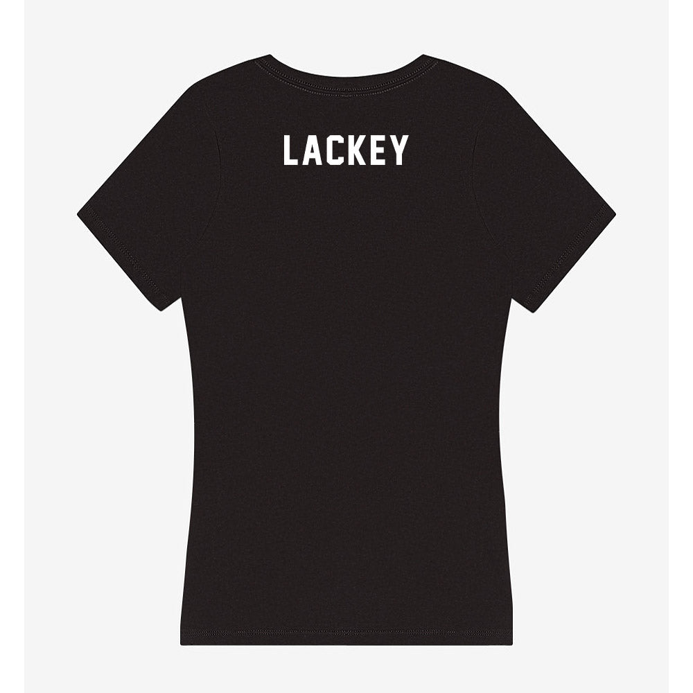 Georgia - NCAA Equestrian : Emma Lackey - Women's V-Neck T-Shirt-1