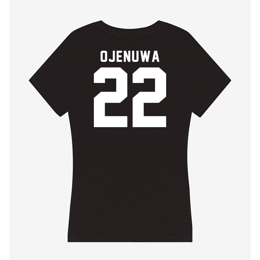 Georgia - NCAA Women's Basketball : Vera Ojenuwa - Women's V-Neck T-Shirt-1