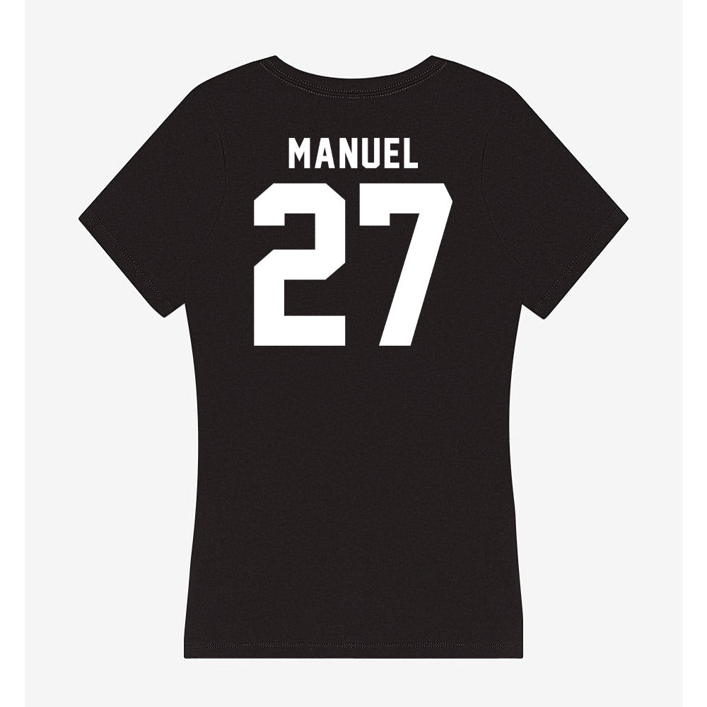Georgia - NCAA Women's Soccer : Lola Manuel - Women's V-Neck T-Shirt-1