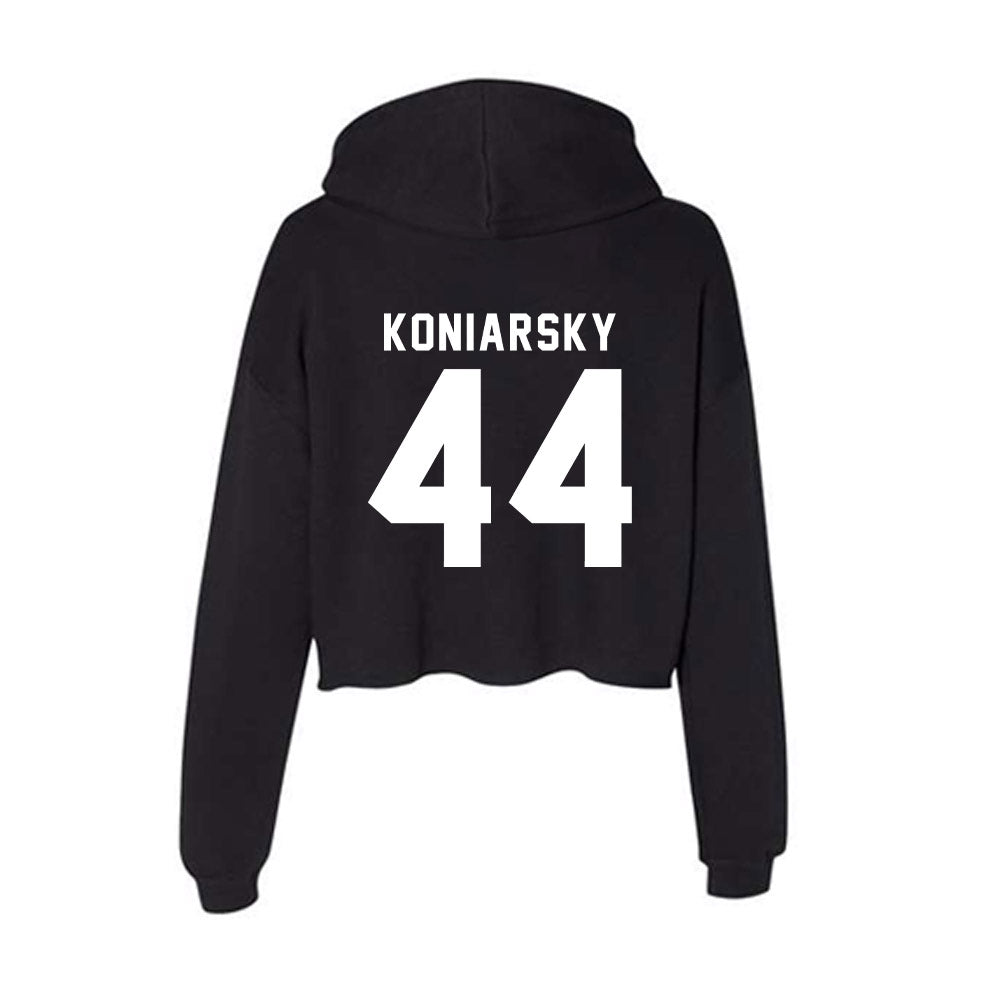 Georgia - NCAA Baseball : Cole Koniarsky - Women's Crop Fleece Hoodie-1