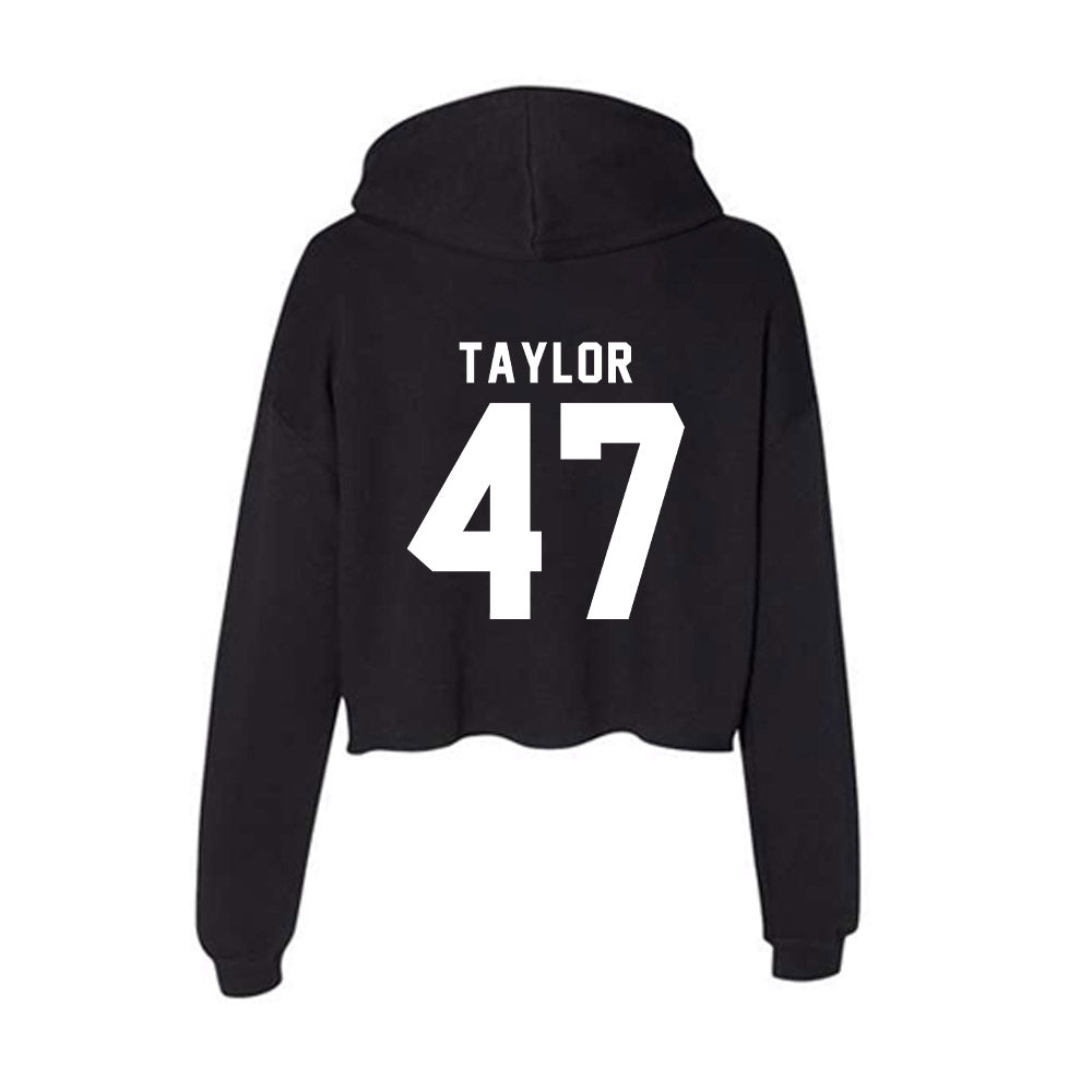 Georgia - NCAA Football : Will Taylor - Women's Crop Fleece Hoodie-1
