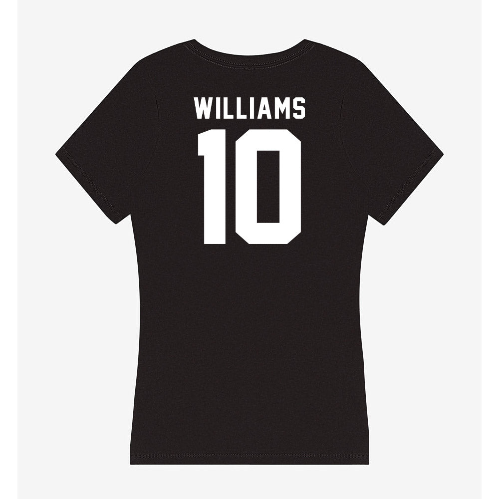 Georgia - NCAA Football : Elyiss Williams - Women's V-Neck T-Shirt-1