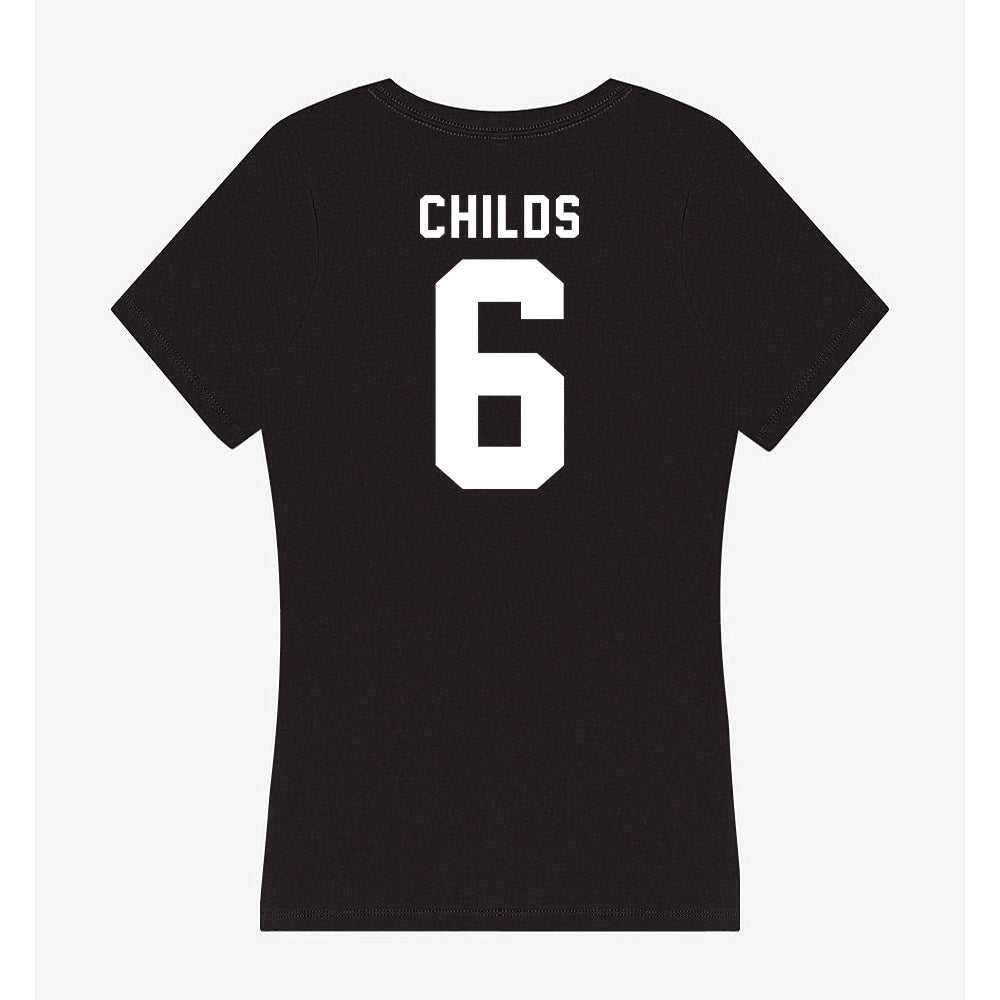 Georgia - NCAA Women's Soccer : Mona Childs - Women's V-Neck T-Shirt-1