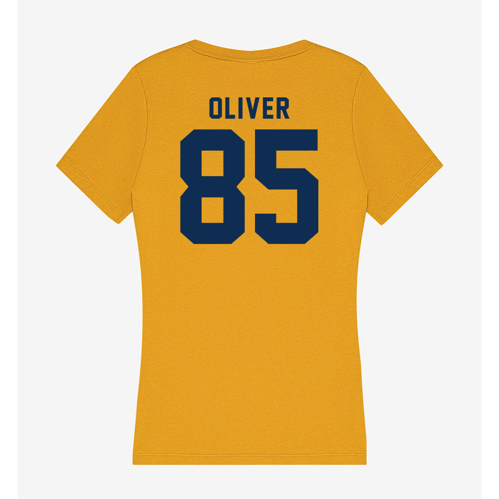 West Virginia - NCAA Football : Robert Oliver - Women's V-Neck T-Shirt-1