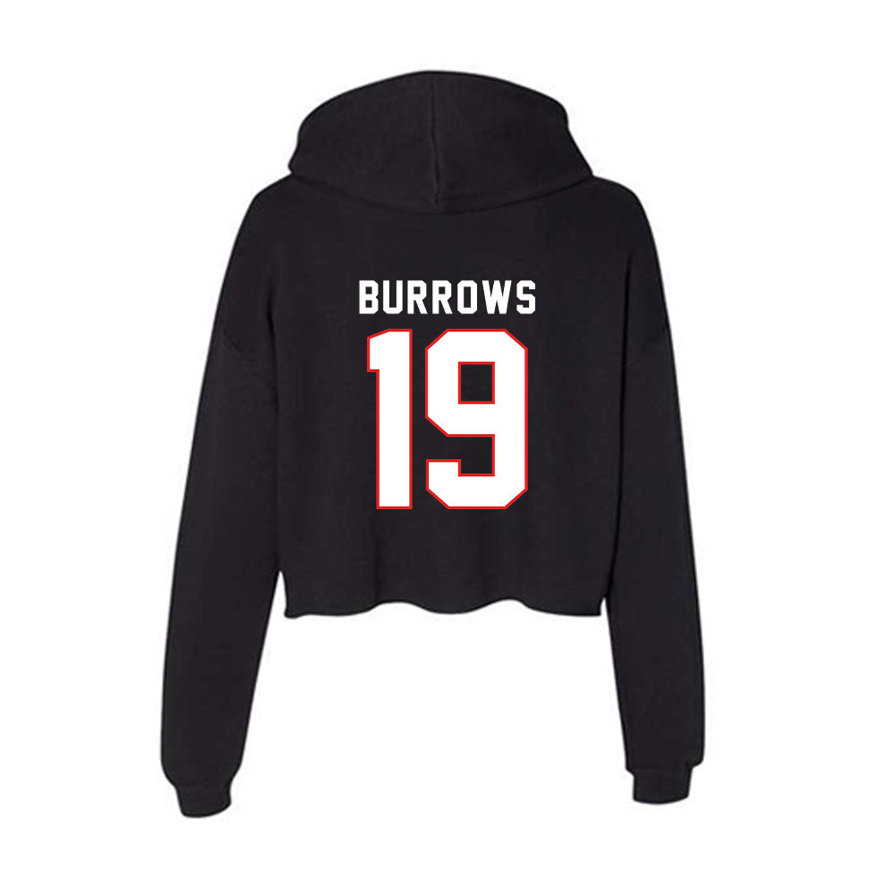 Texas Tech - NCAA Women's Soccer : Jules Burrows - Women's Crop Fleece Hoodie-1