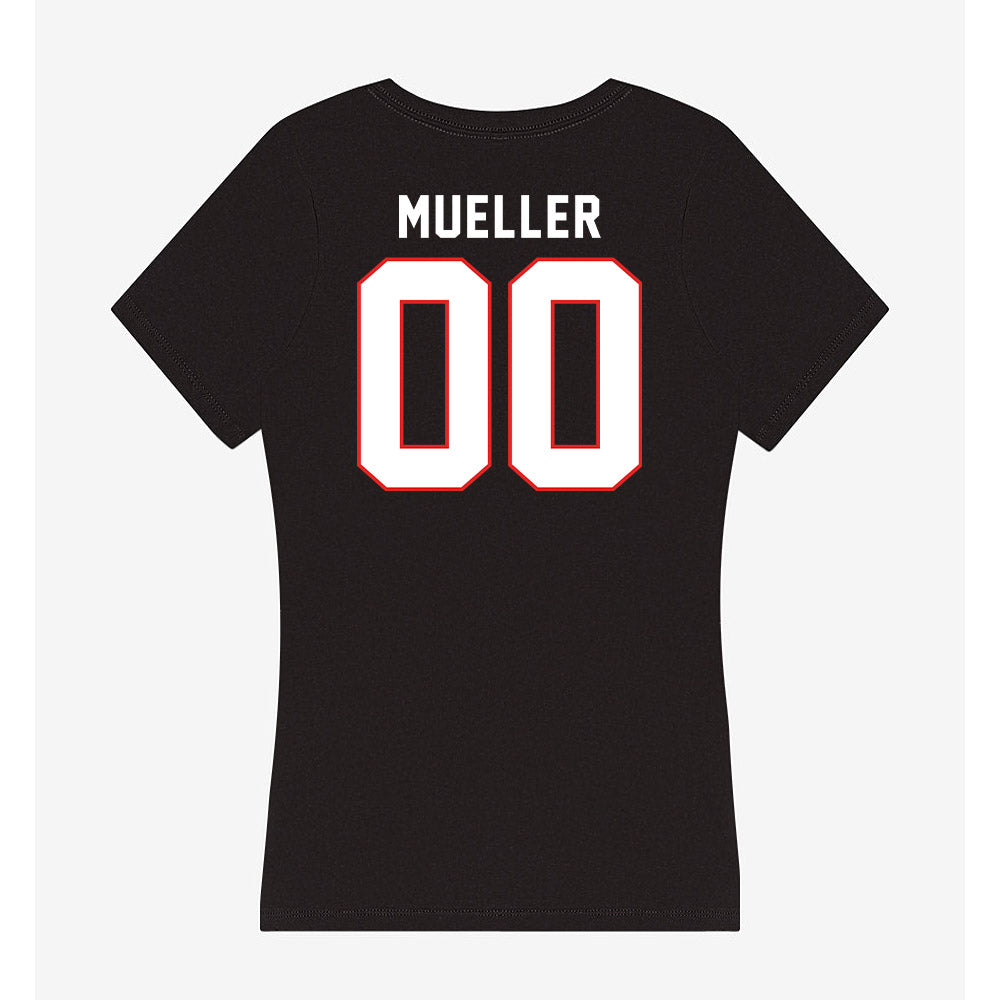 Texas Tech - NCAA Women's Soccer : Madeline Mueller - Women's V-Neck T-Shirt-1