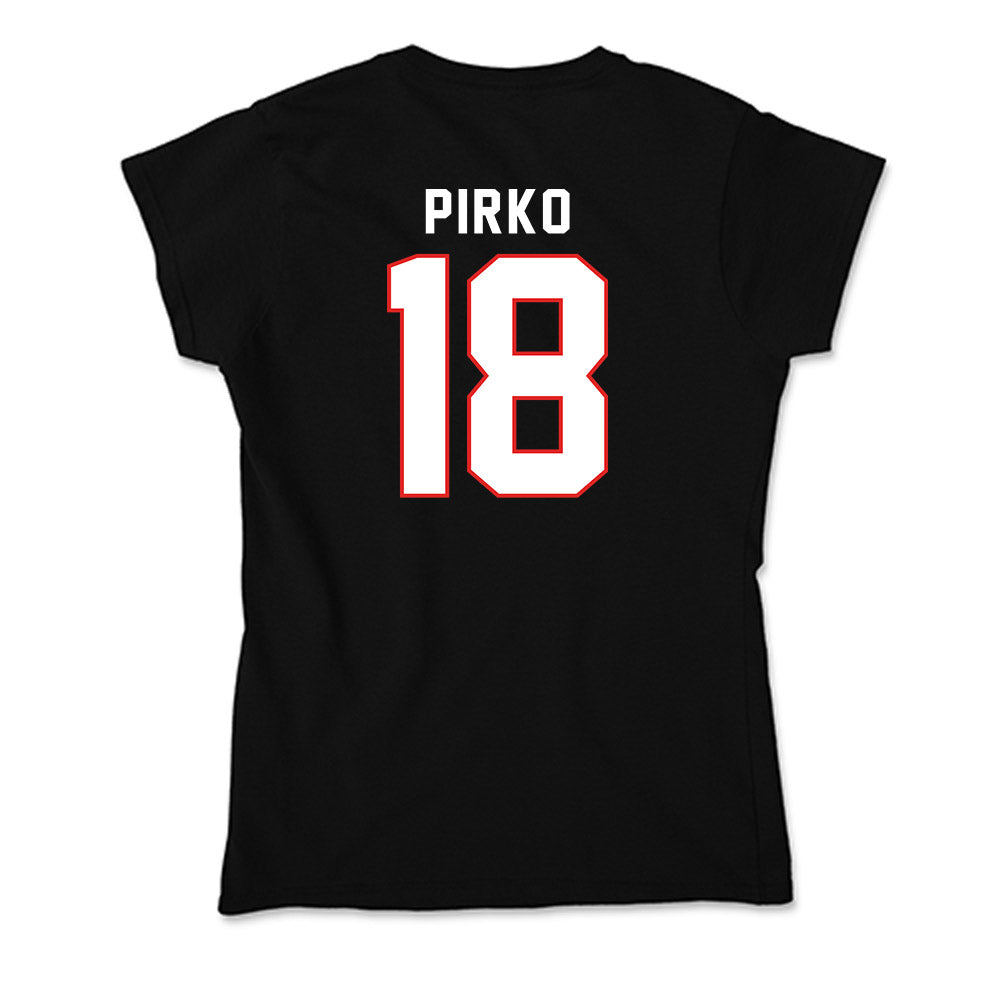 Texas Tech - NCAA Baseball : lukas pirko - Soft Style Women’s T-Shirt-1