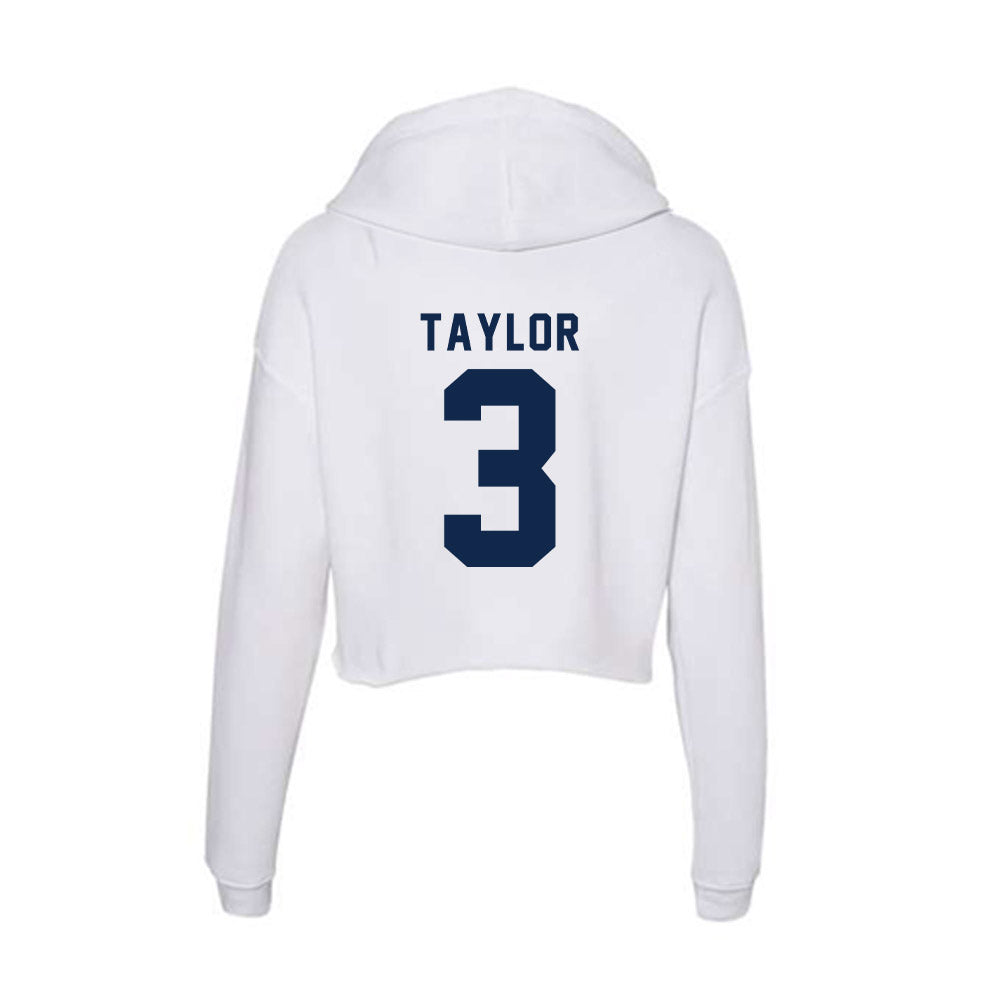 Ole Miss - NCAA Women's Volleyball : Sophie Taylor - Women's Crop Fleece Hoodie-1