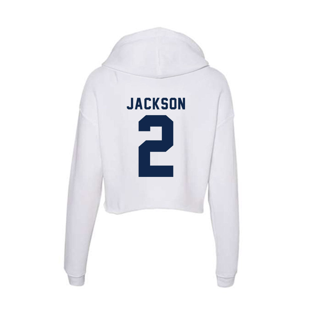 Ole Miss - NCAA Women's Volleyball : Ryea Jackson - Women's Crop Fleece Hoodie-1