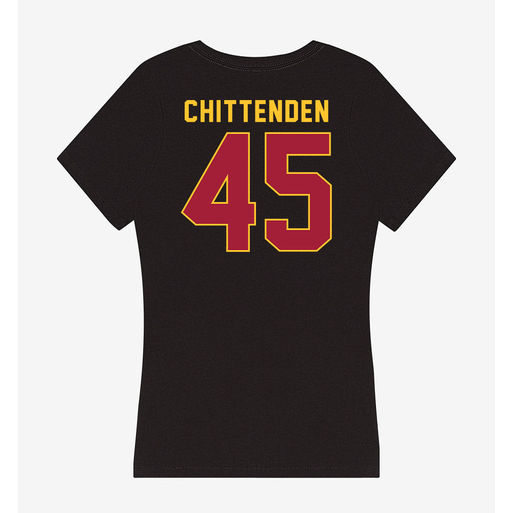 USC - NCAA Football : caden chittenden - Women's V-Neck T-Shirt-1