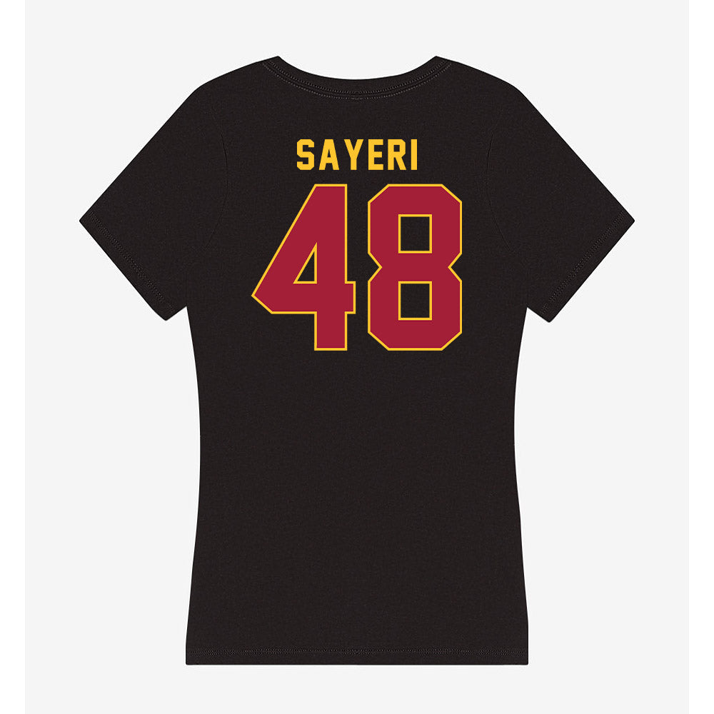 USC - NCAA Football : Ryon Sayeri - Women's V-Neck T-Shirt-1