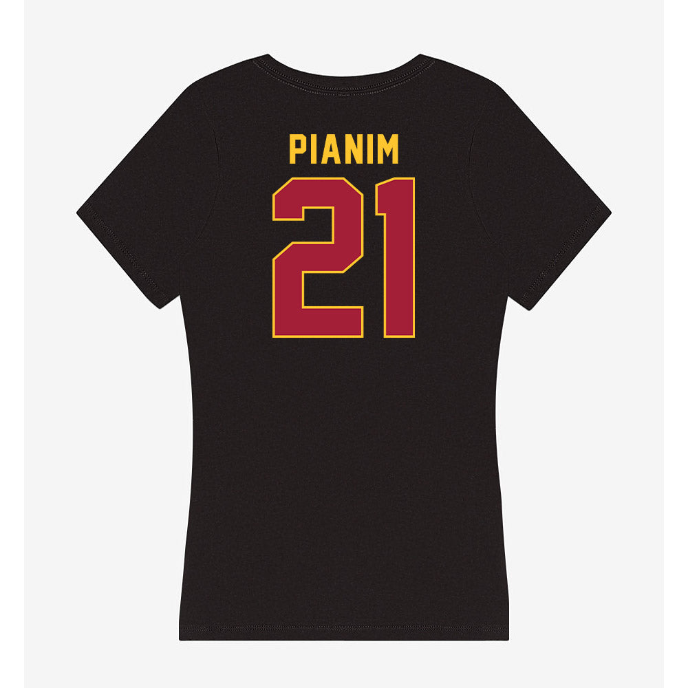 USC - NCAA Women's Soccer : Amalie Pianim - Women's V-Neck T-Shirt-1