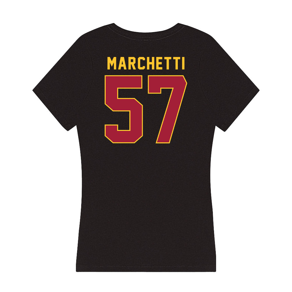 USC - NCAA Football : Roman Marchetti - Women's V-Neck T-Shirt-1