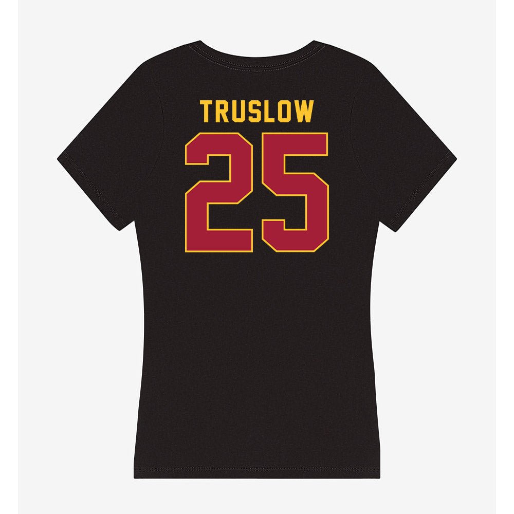 USC - NCAA Beach Volleyball : Kaileigh Truslow - Women's V-Neck T-Shirt-1