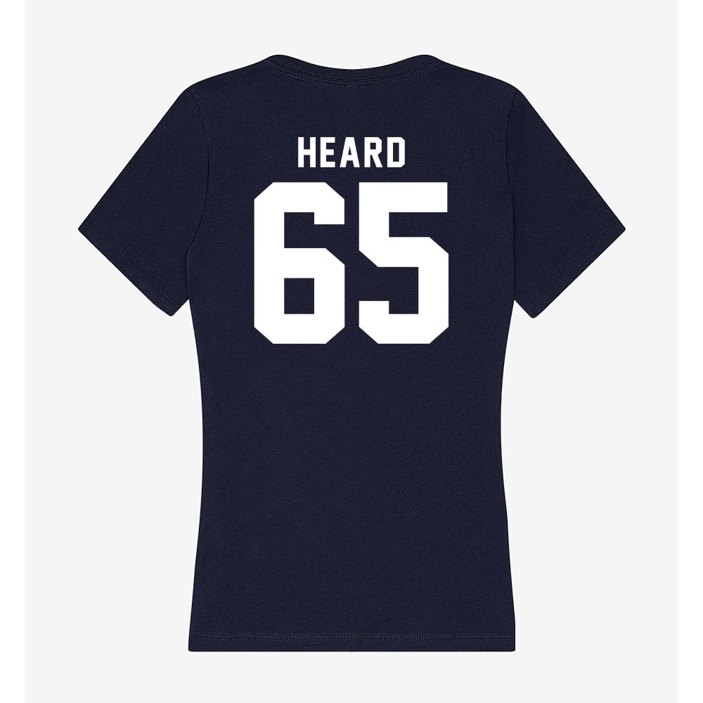 Georgia Tech - NCAA Football : Courtney Heard - Women's V-Neck T-Shirt-1