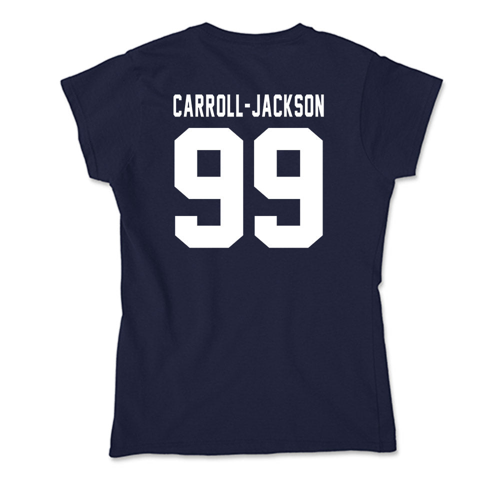 Georgia Tech - NCAA Football : Vincent Carroll-Jackson - Soft Style Women’s T-Shirt-1