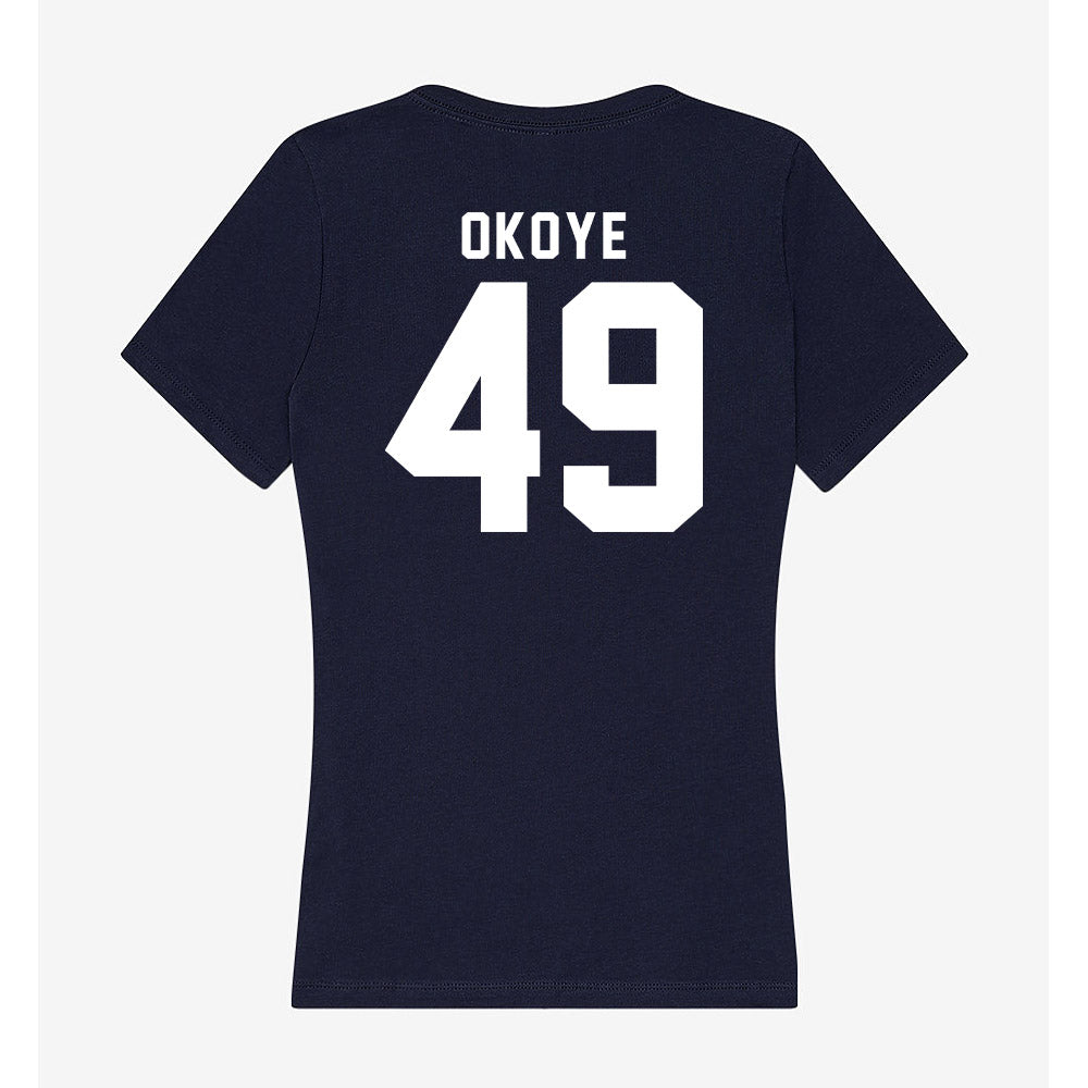 Georgia Tech - NCAA Football : Chuma Okoye - Women's V-Neck T-Shirt-1