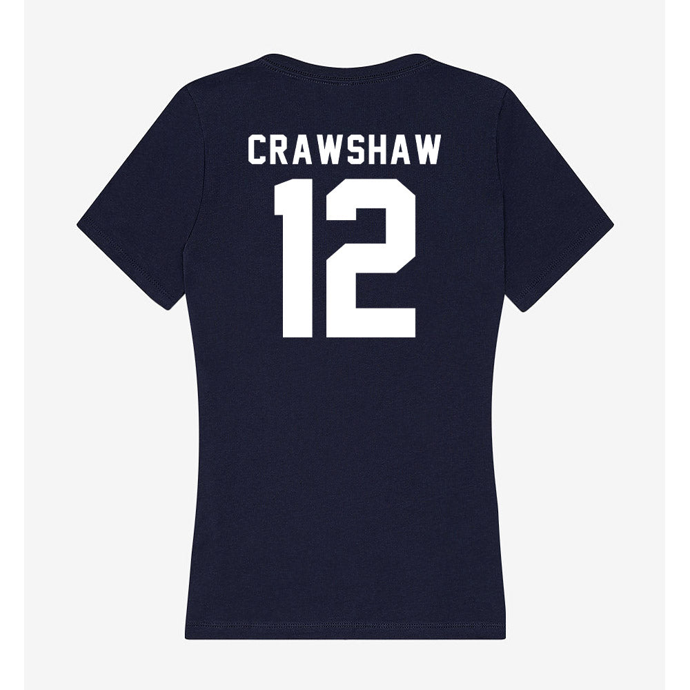 Georgia Tech - NCAA Women's Basketball : Jada Crawshaw - Women's V-Neck T-Shirt-1