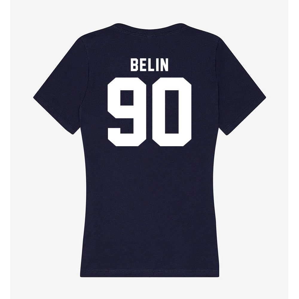 Georgia Tech - NCAA Football : Blake Belin - Women's V-Neck T-Shirt-1
