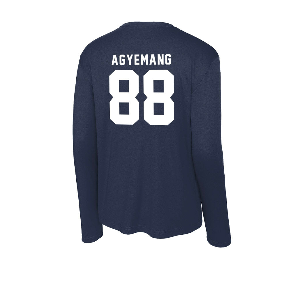 Georgia Tech - NCAA Football : Nathan Agyemang - Activewear Long Sleeve T-Shirt-1