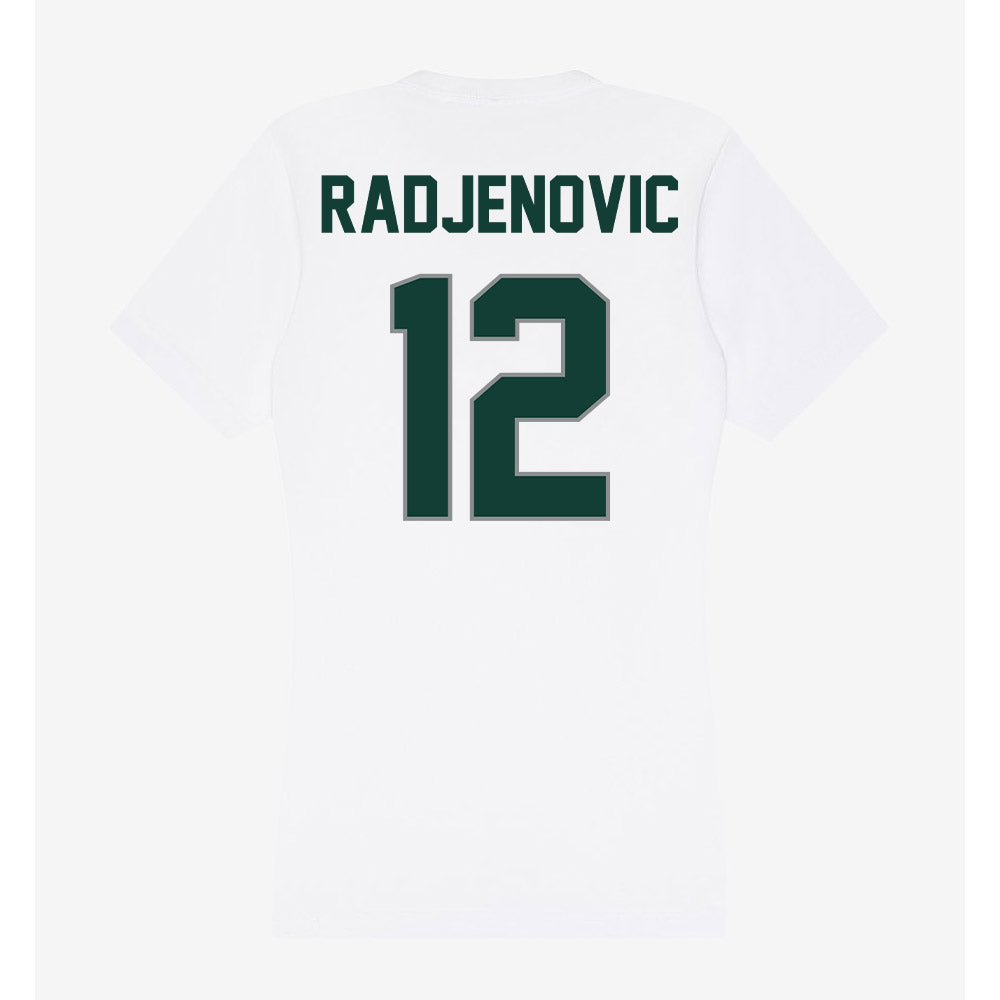 Michigan State - NCAA Men's Tennis : Vuk Radjenovic - Women's V-Neck T-Shirt-1