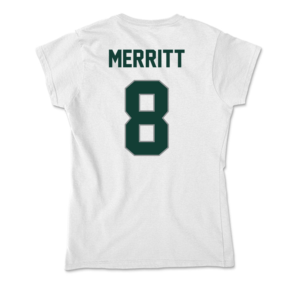 Michigan State - NCAA Men's Soccer : Miles Merritt - Soft Style Women’s T-Shirt-1