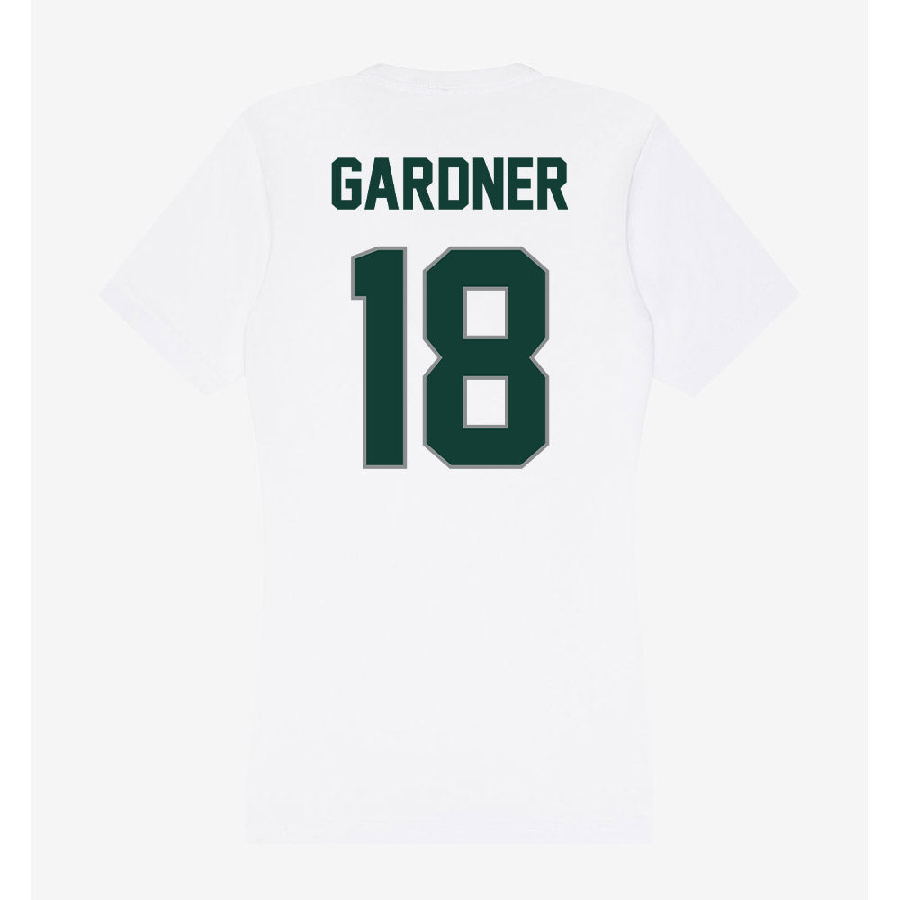 Michigan State - NCAA Football : Jameel Gardner - Women's V-Neck T-Shirt-1