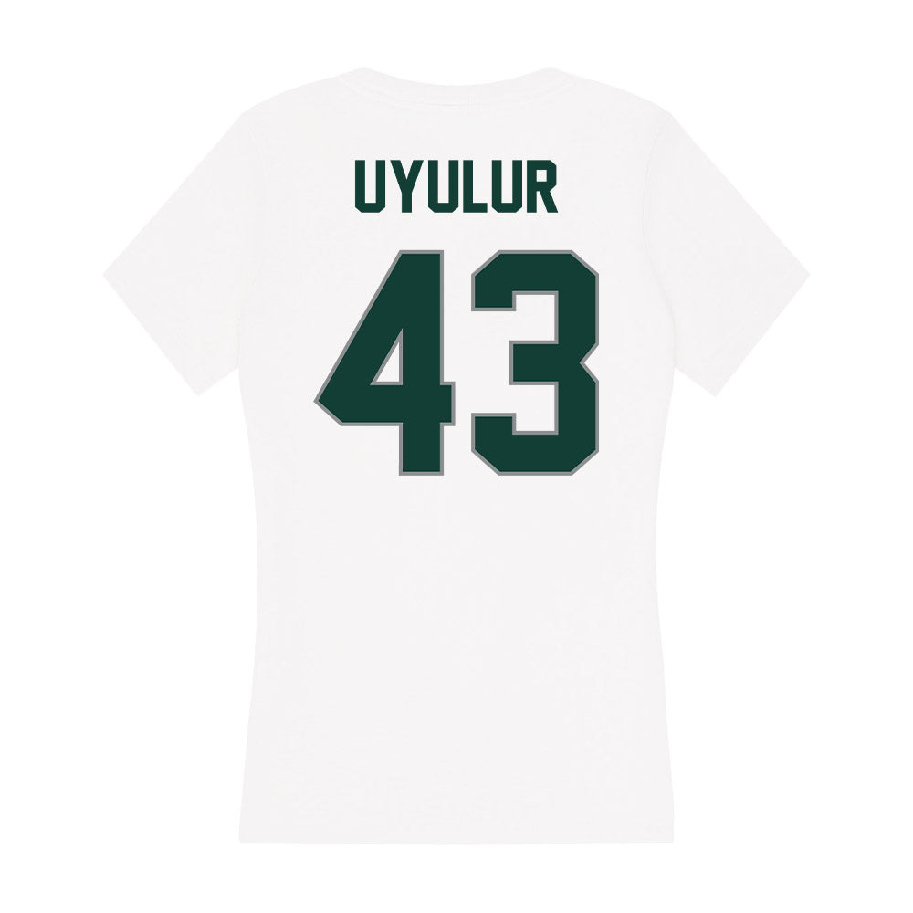 Michigan State - NCAA Baseball : Ozan Uyulur - Women's V-Neck T-Shirt-1