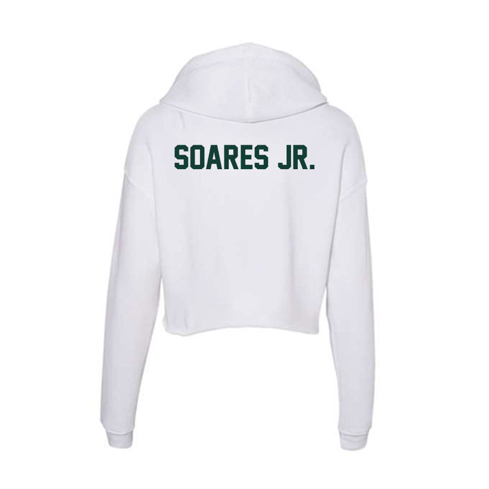 Michigan State - NCAA Football : Kenny Soares Jr. - Women's Crop Fleece Hoodie-1