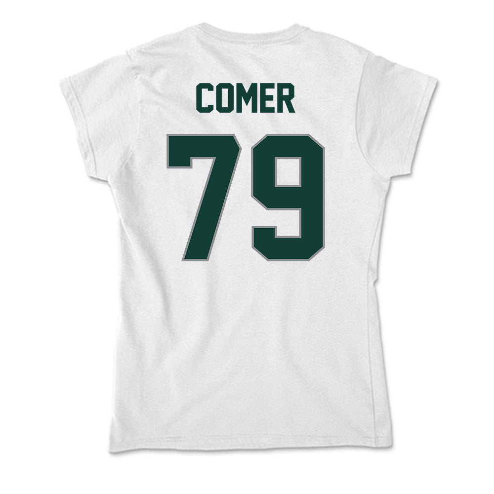 Michigan State - NCAA Football : Tristan Comer - Soft Style Women’s T-Shirt-1