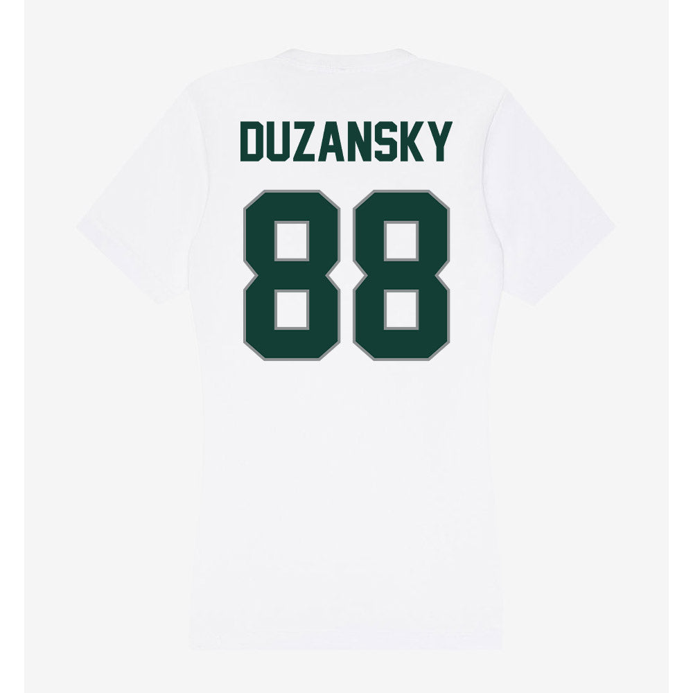 Michigan State - NCAA Football : Nick Duzansky - Women's V-Neck T-Shirt-1