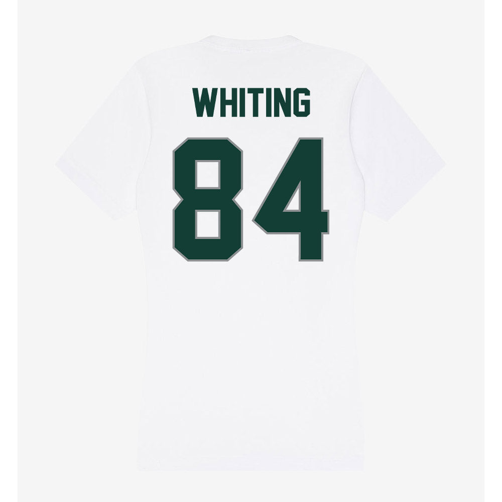 Michigan State - NCAA Football : Eddie Whiting - Women's V-Neck T-Shirt-1